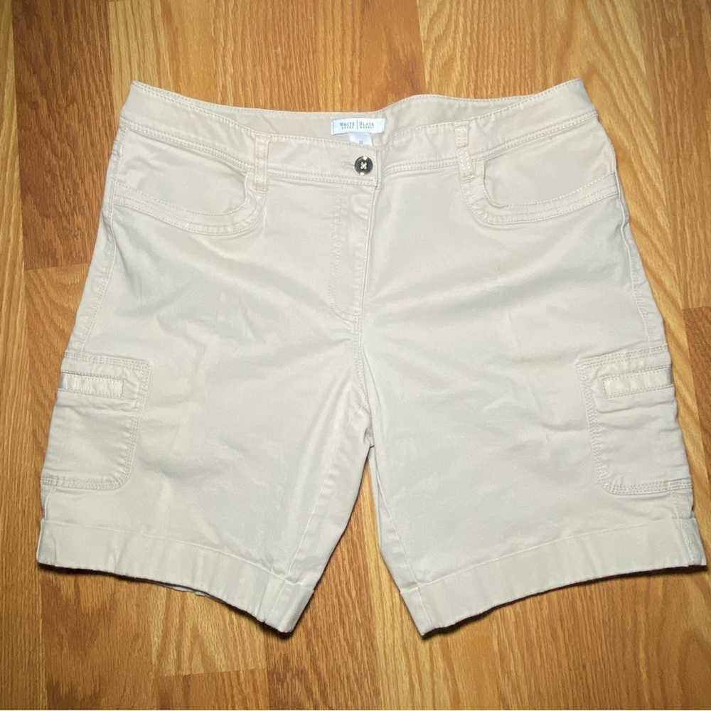 White House Black Market Womens Bermuda Shorts Stretch Casual Size 12. Label #A1